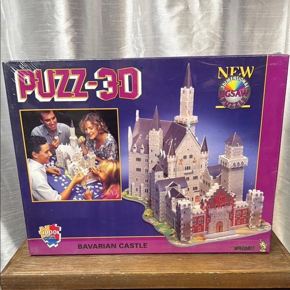 Wrebbit Sealed NOS Bavarian Castle 1000pc 3D Puzzle - Picture 1 of 8